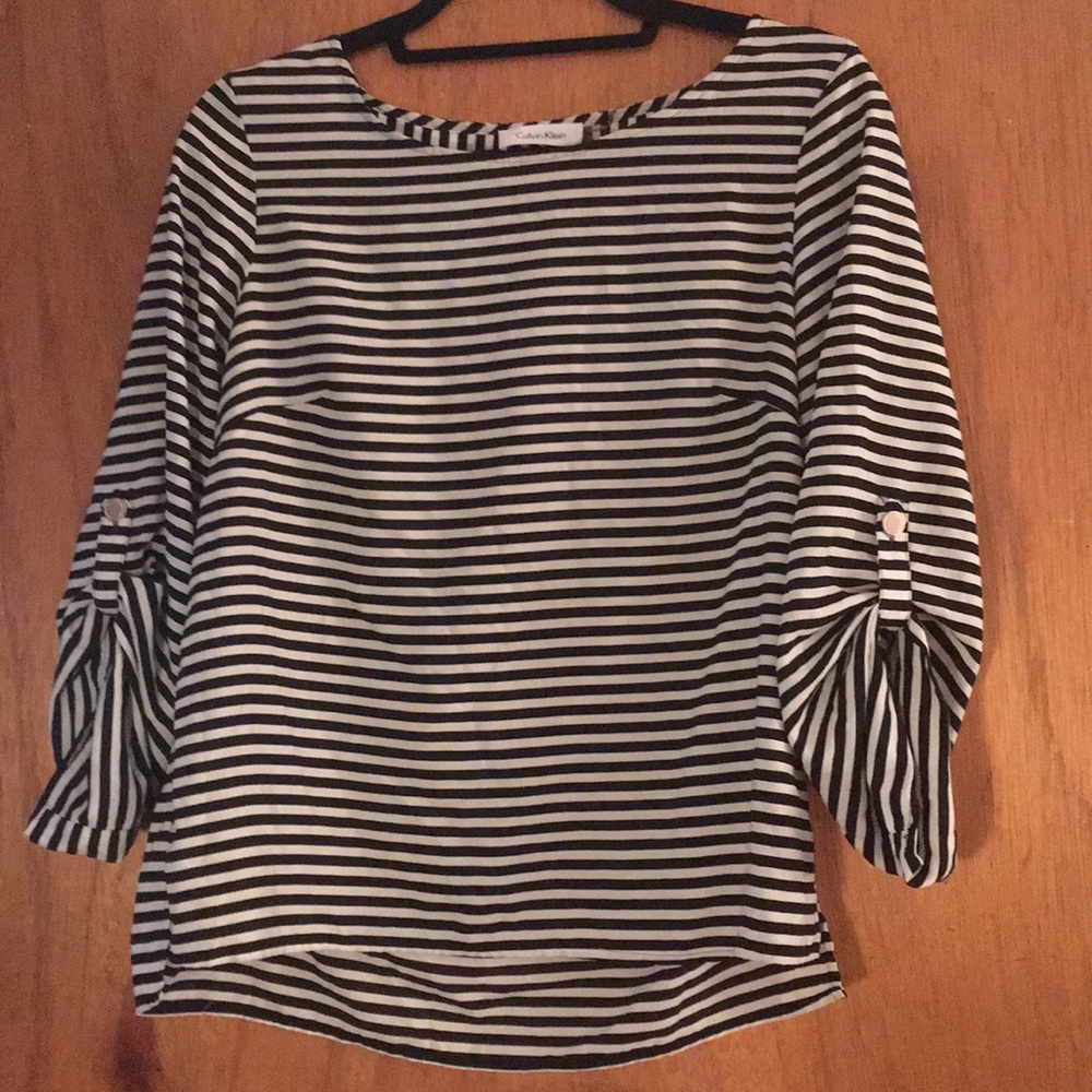 Calvin Klein Striped Blouse